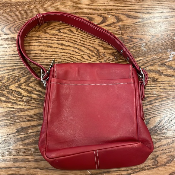 Coach Bags Rare Coach Red Vintage Legacy Flap Shoulder Crossbody